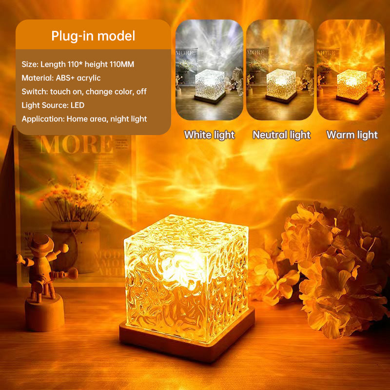 Kristal Tafellamp – Luxe sfeerlicht met 16 kleuren & app-bediening