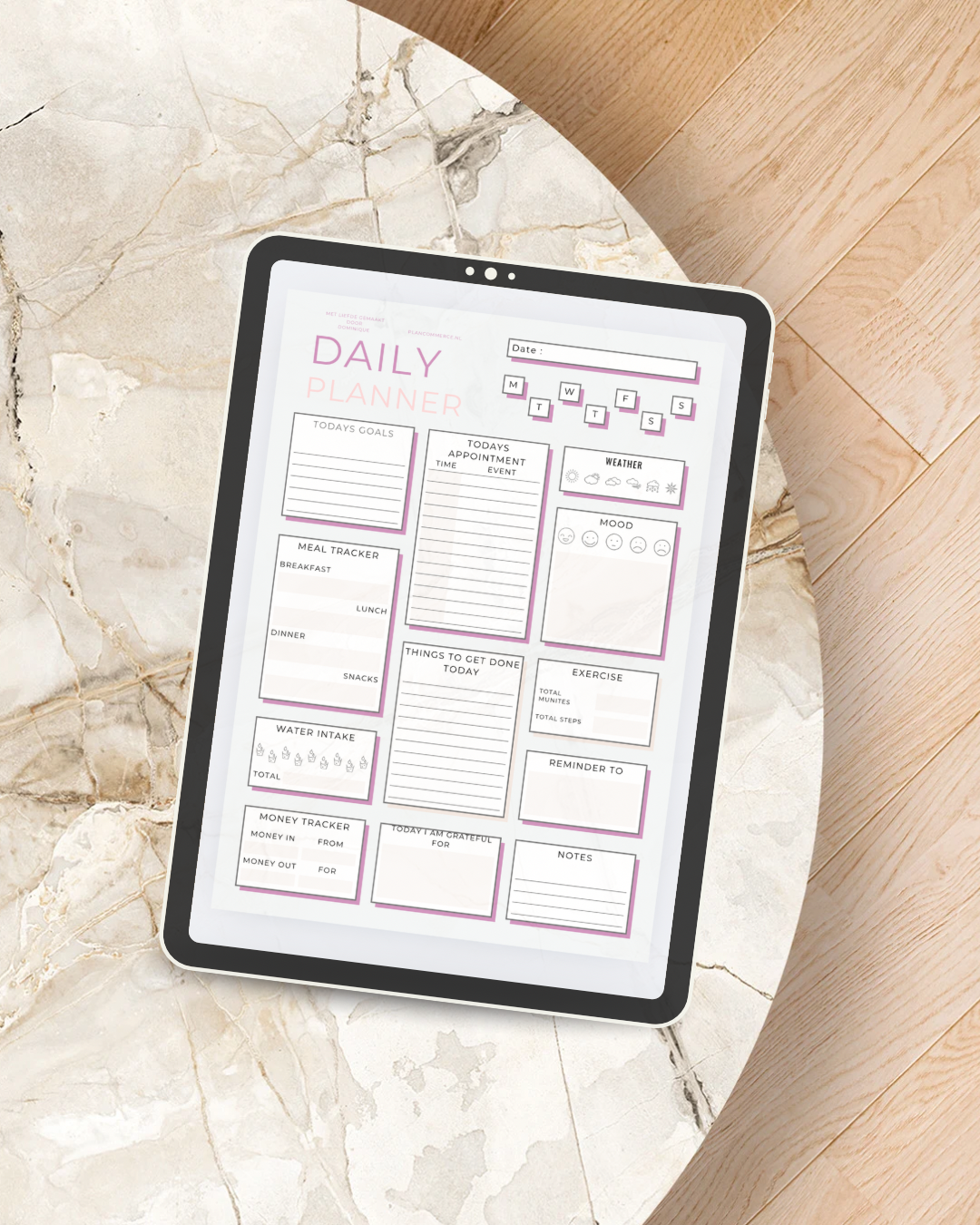 Dagplanner Printable