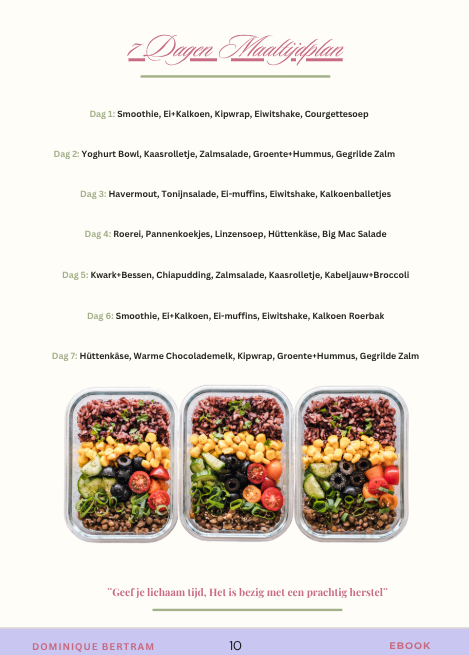 E-book Recepten na Maagverkleining – Eiwitrijke Maaltijden & Weekmenu (PDF)