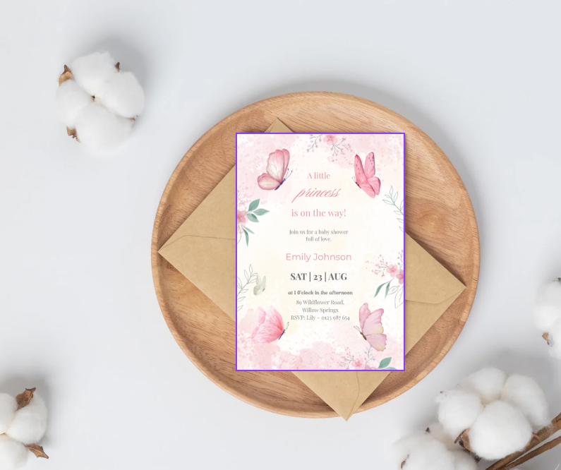 Babyshower Uitnodigingen Bundel – 4x Editbare Templates (Jongen, Meisje & Genderneutraal) – Directe Download