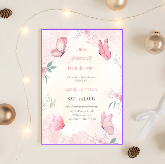 Babyshower Uitnodigingen Bundel – 4x Editbare Templates (Jongen, Meisje & Genderneutraal) – Directe Download