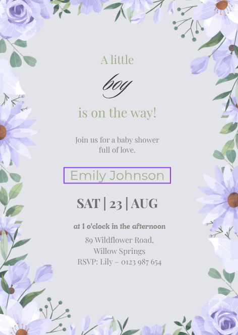 Babyshower Uitnodigingen Bundel – 4x Editbare Templates (Jongen, Meisje & Genderneutraal) – Directe Download
