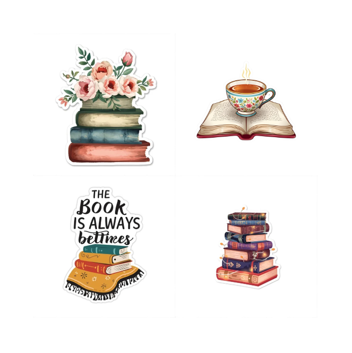 Booklovers Digitale Stickers – 24 Cozy Reading Stickers