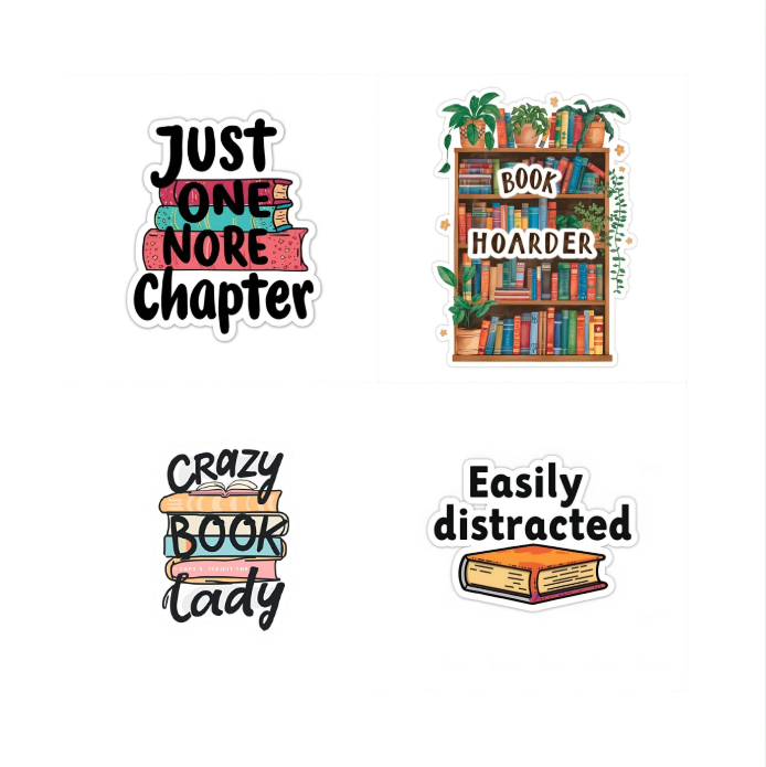 Booklovers Digitale Stickers – 24 Cozy Reading Stickers