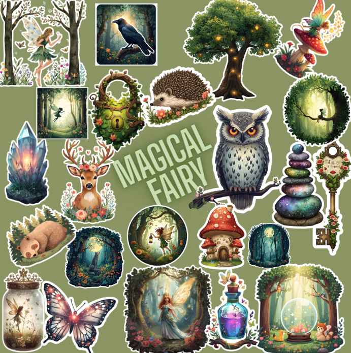 Magical Fairy Woodland Sticker Pack