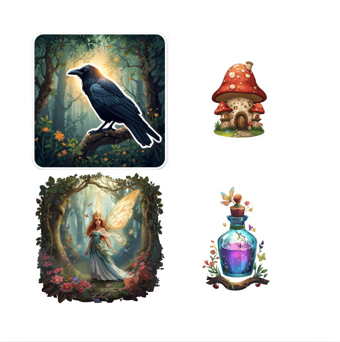 Magical Fairy Woodland Sticker Pack