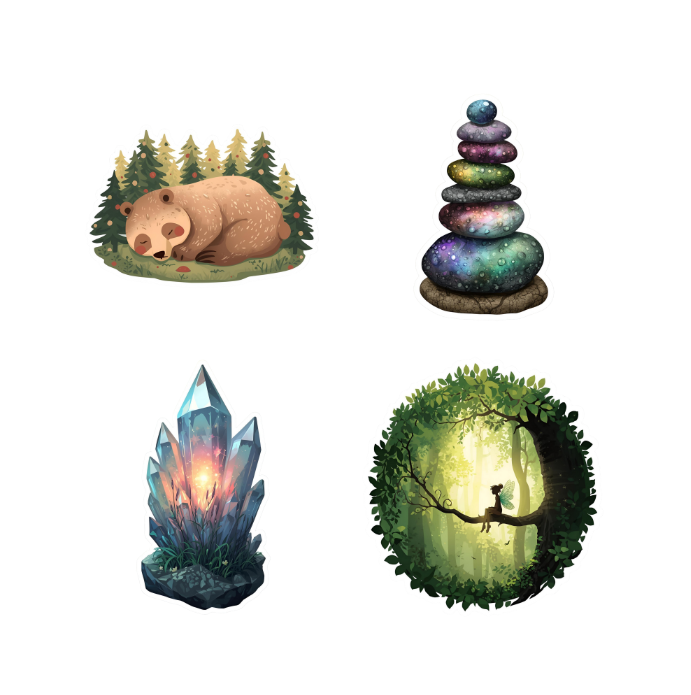Magical Fairy Woodland Sticker Pack