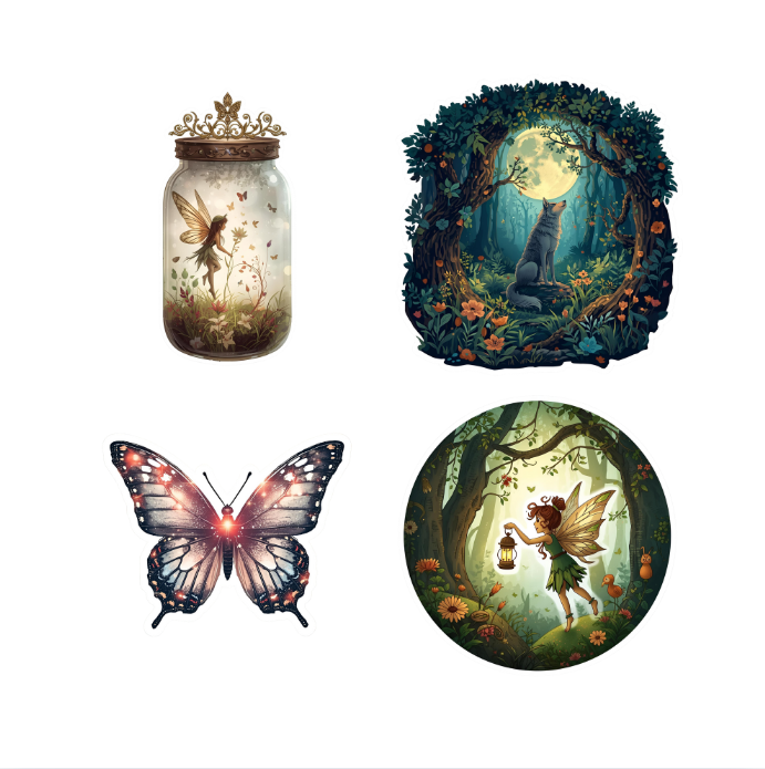 Magical Fairy Woodland Sticker Pack