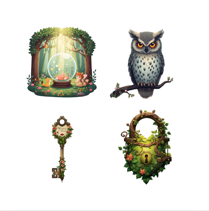 Magical Fairy Woodland Sticker Pack