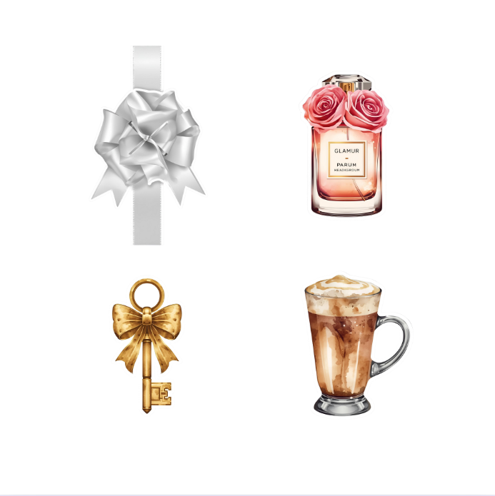 Glamour Gold Sticker Pack