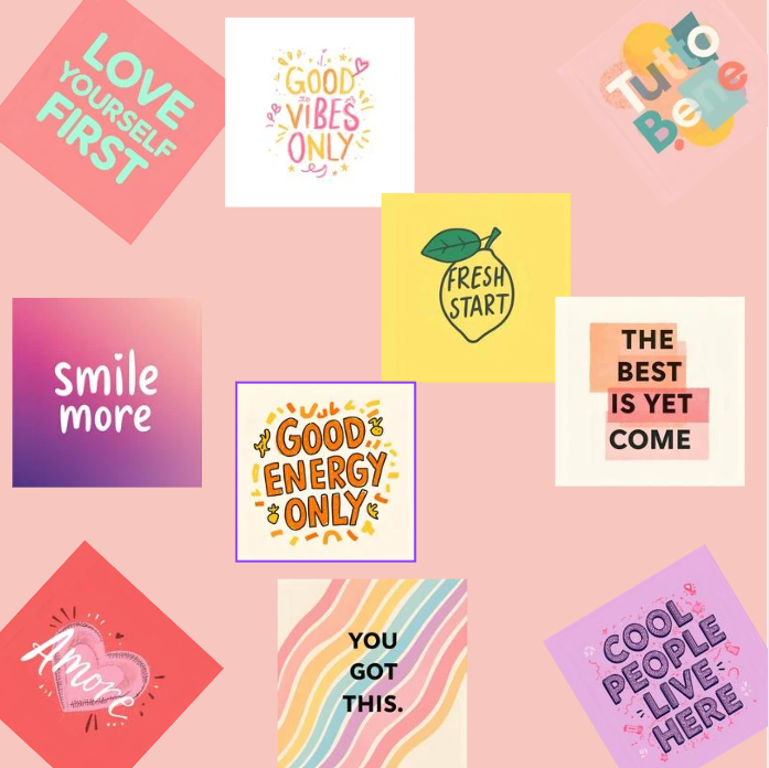 Wall Art Poster Bundle – 10 stuks