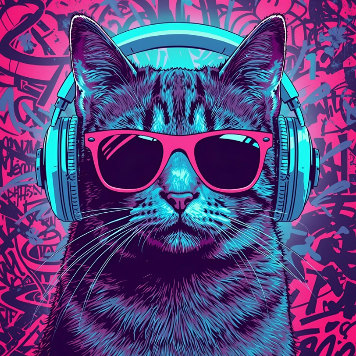 Neon Aesthetic Poster Bundle – 10 Printbare Posters