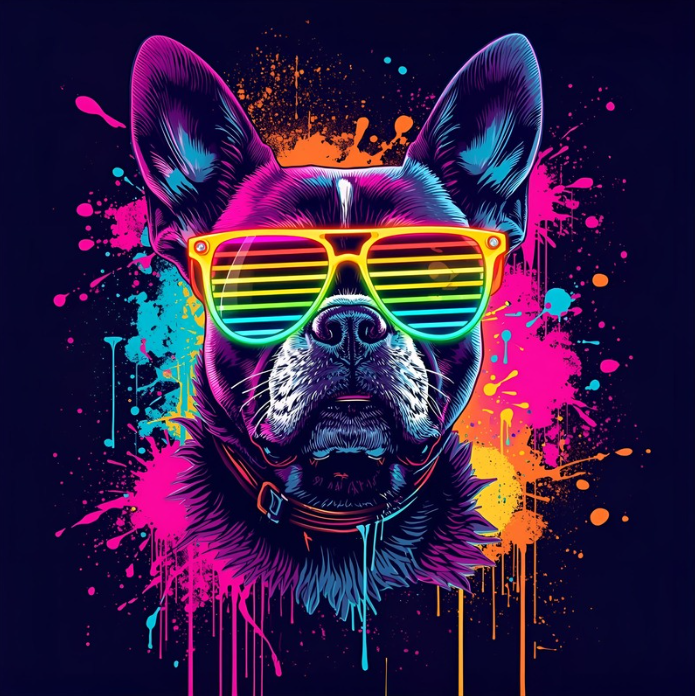 Neon Aesthetic Poster Bundle – 10 Printbare Posters