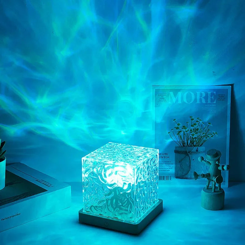 Kristal Tafellamp – Luxe sfeerlicht met 16 kleuren & app-bediening