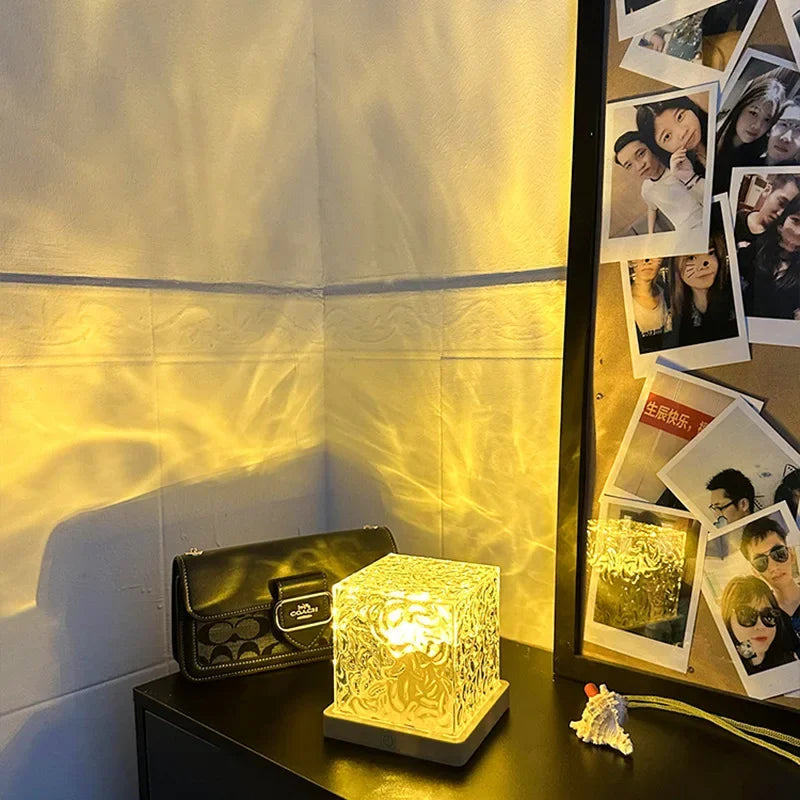 Kristal Tafellamp – Luxe sfeerlicht met 16 kleuren & app-bediening