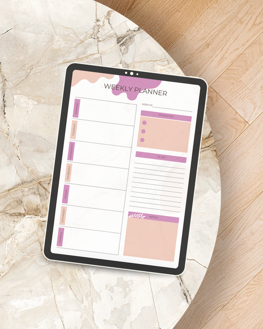 Minimalistische Weekly Planner – Digitale
Download
