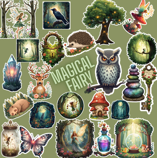 Magical Fairy Woodland Sticker Pack