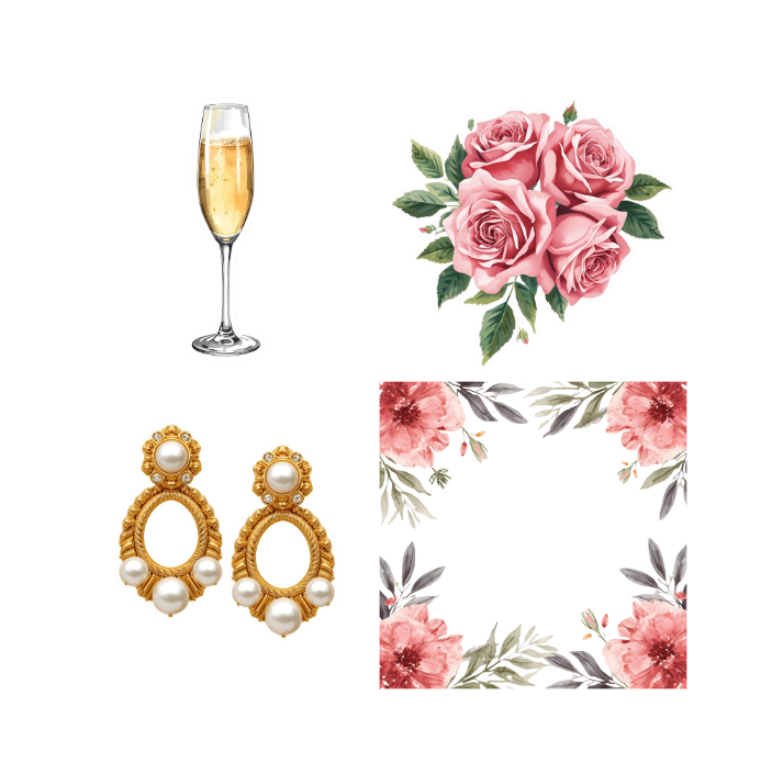 Glamour Gold Sticker Pack