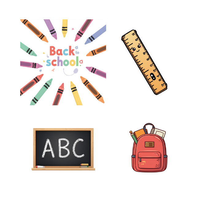 Back to School stickers – 24 stuks | Digitale download