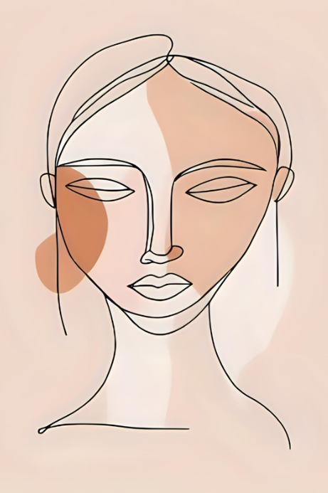 Boho minimalistische line-art posters – set van 12 | PDF met link