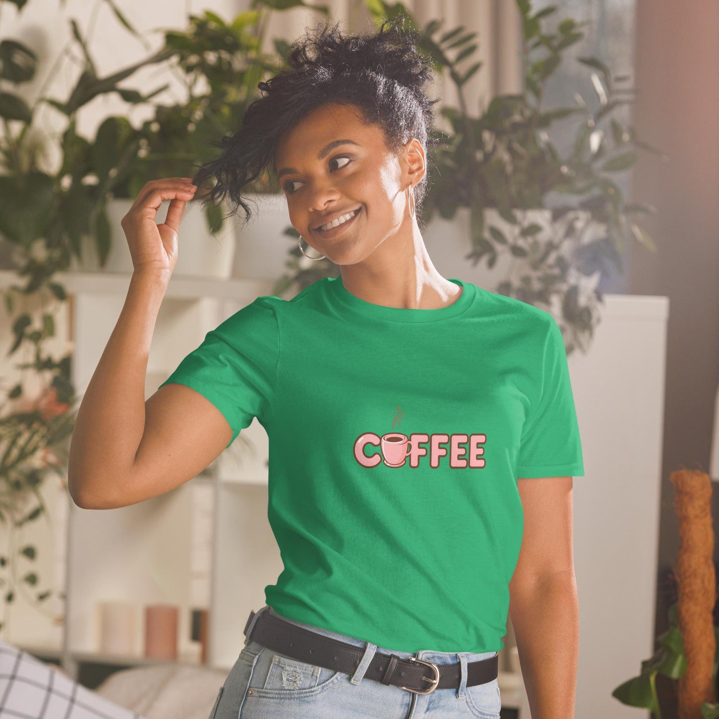COFFEE T-Shirt, Minimalist Coffee Lover Shirt, Barista Gift, S3XL
