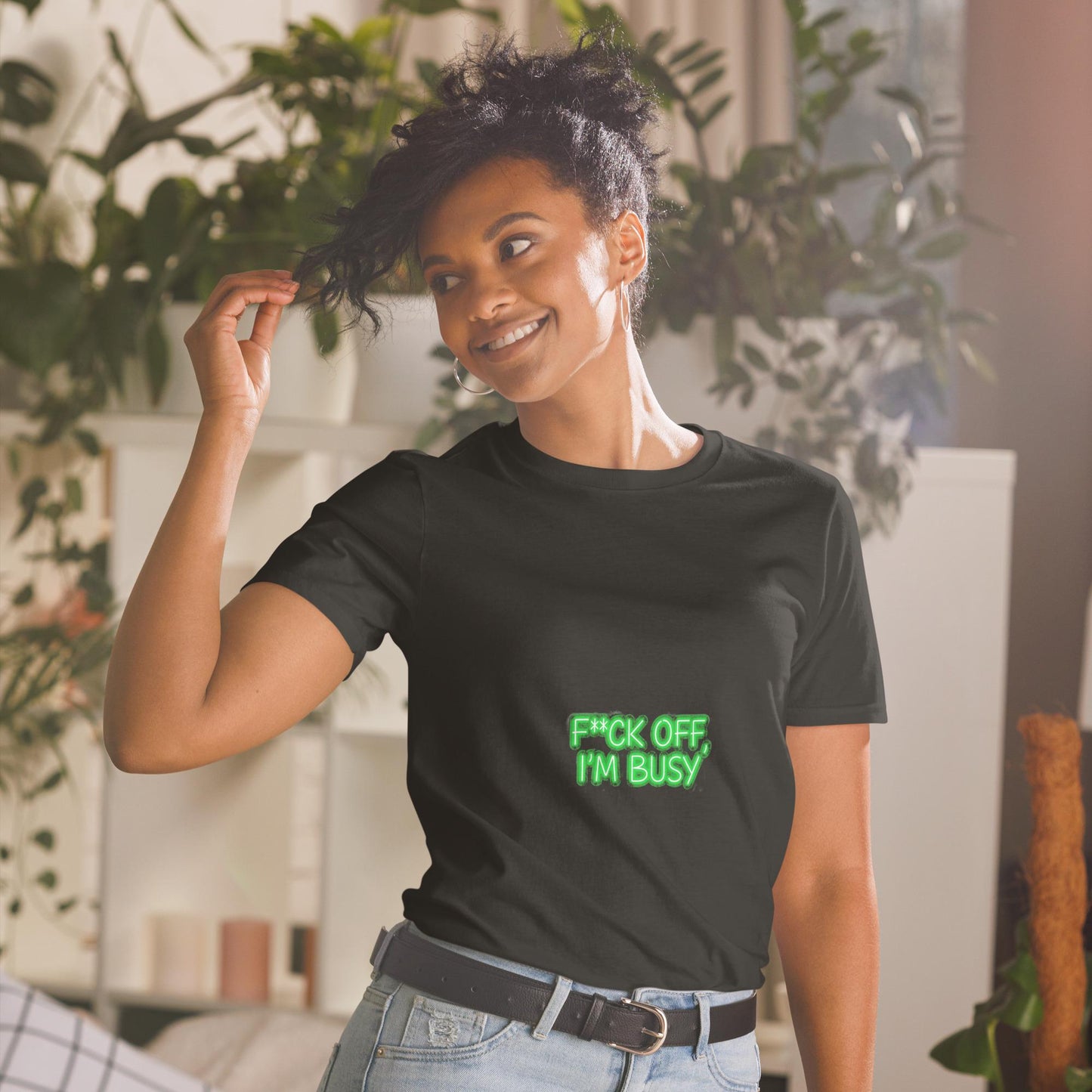 F*ck Off I'm Busy T-Shirt  Bold Funny Graphic Unisex Tee, Streetwear Statementt
