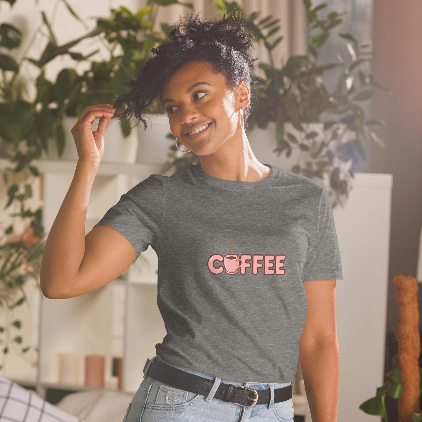 COFFEE T-Shirt, Minimalist Coffee Lover Shirt, Barista Gift, S3XL