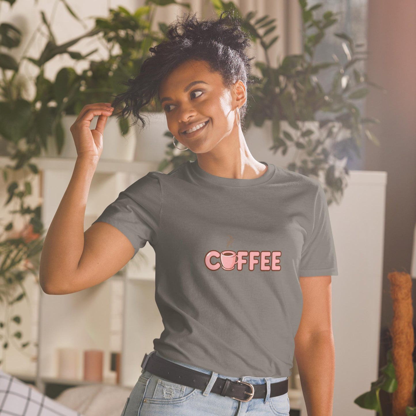 COFFEE T-Shirt, Minimalist Coffee Lover Shirt, Barista Gift, S3XL