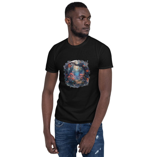 Enchanted Butterfly Forest Portal T Shirt | Fairycore Mushroom Grove | Fantasy Woodland Graphic