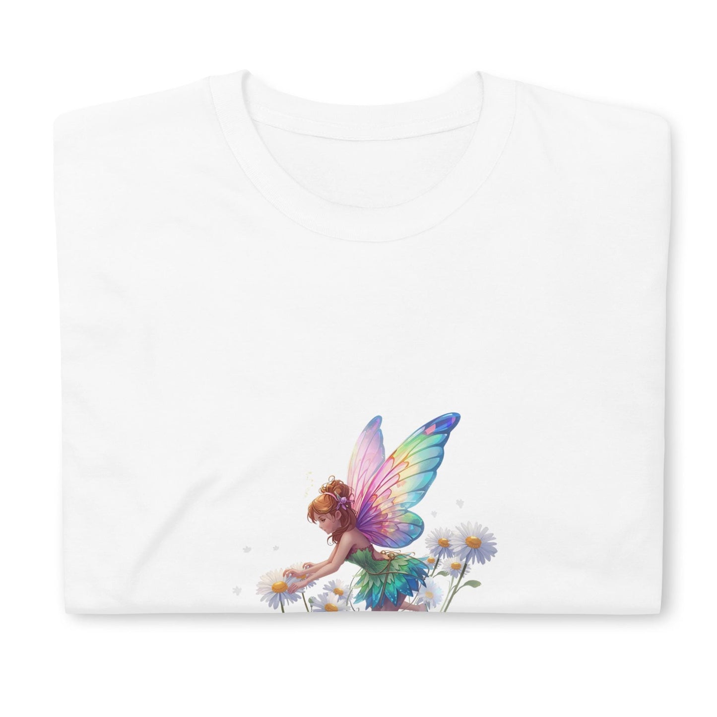 Daisy Garden Fairy T-Shirt | Pastel Wings Fairycore Graphic | Black or White | Unisex Tee